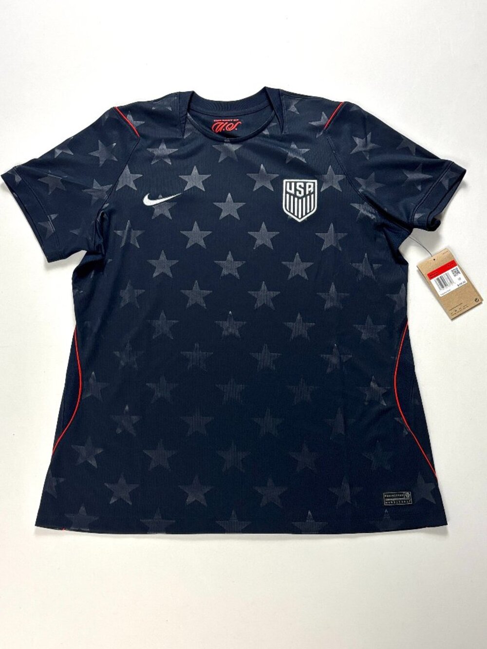 USMNT Nike Womens 2026 World Cup Soccer Jersey Stars Sz L NWT USA Authentic